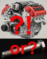 noise source diagnosis - engine or bolt